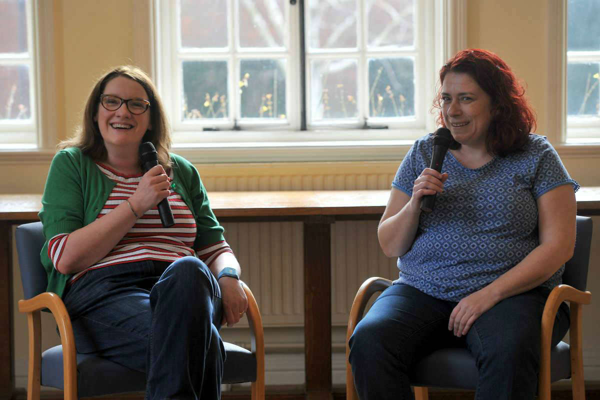Sarah Millican and Hannah Dunleavy talk about Standard Issue