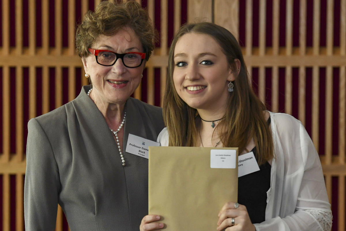 Dame Catol with Lara Easlick-Shoolman
