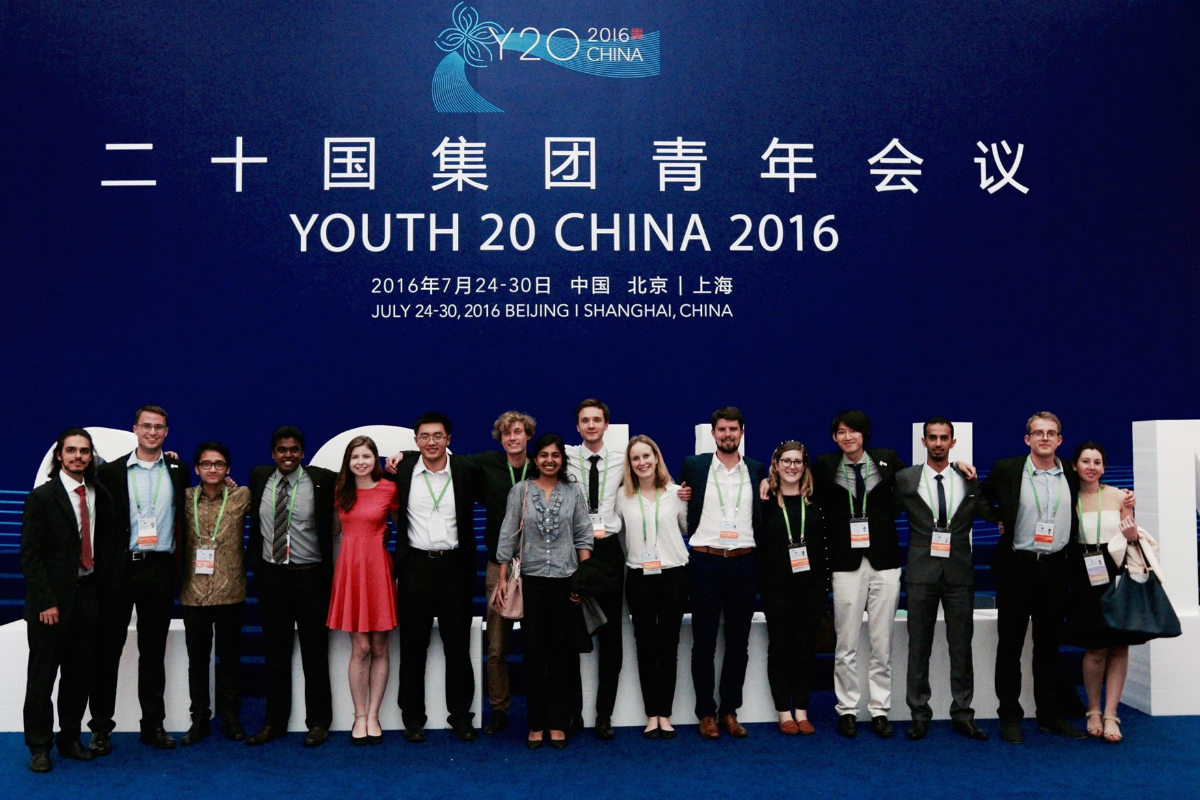 Umang Khandelwal at the Youth 20 China 2016