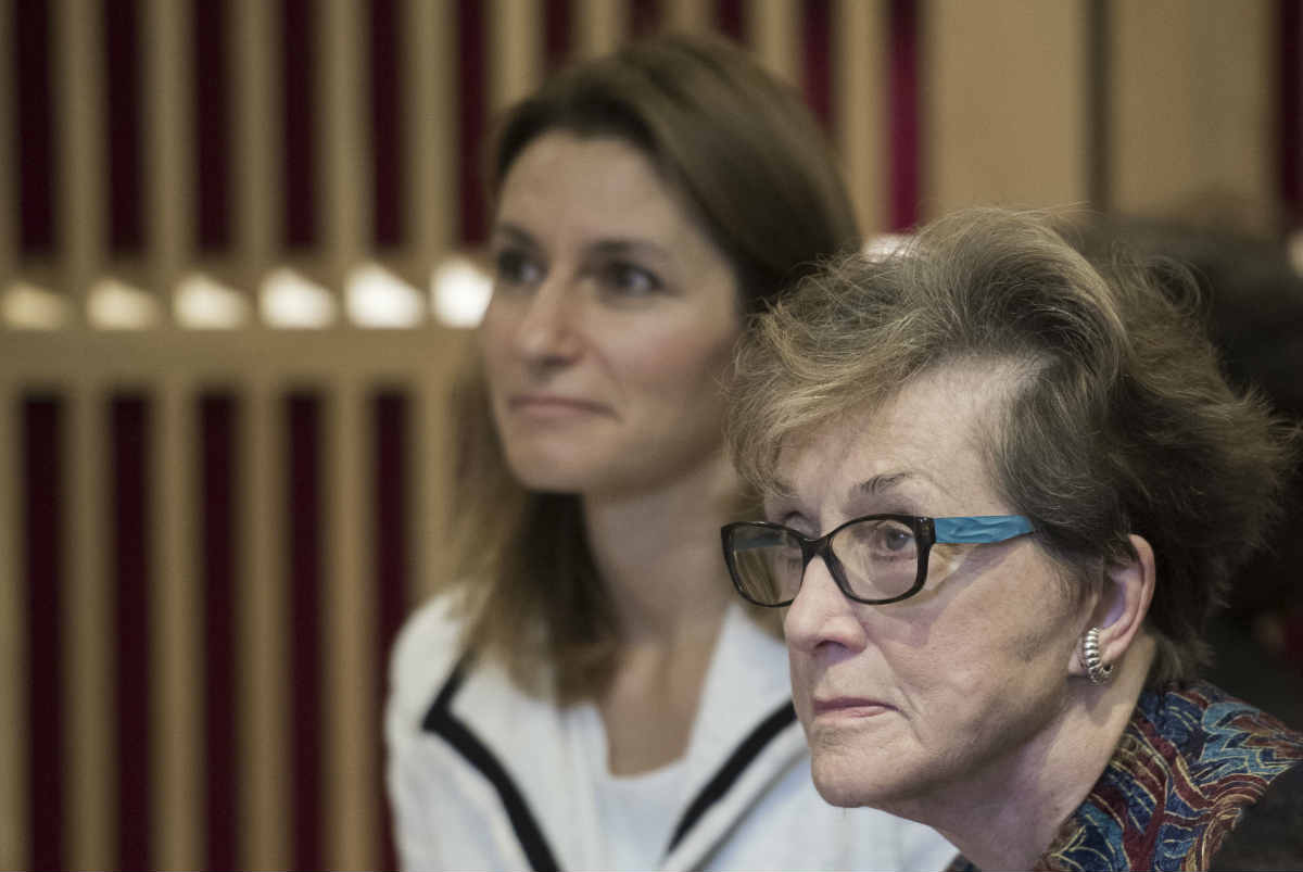 Dame Carol and Lucy Frazer