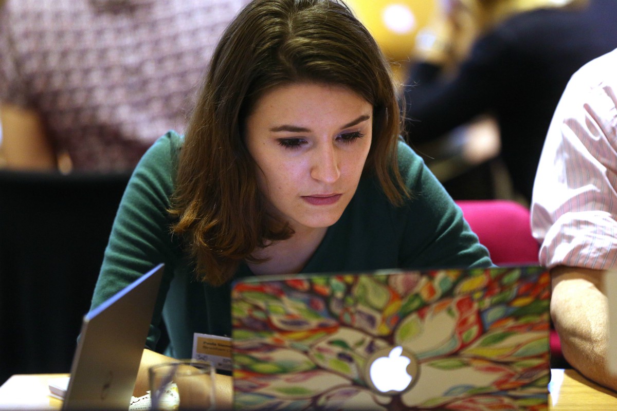 Graduate students at the Think Big Challenge