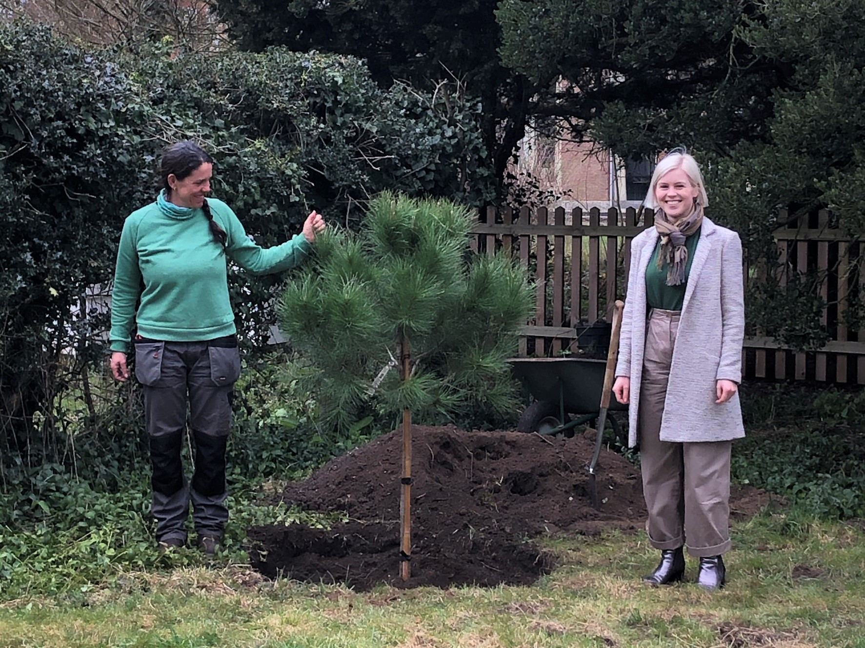 Planting The First 150th Tree March 2021